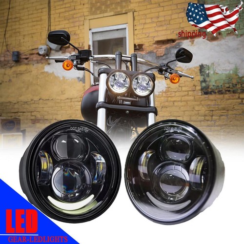 Led dual headlights - 4.65",